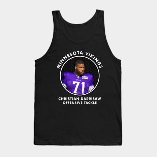 CHRISTIAN DARRISAW - OT - MINNESOTA VIKINGS Tank Top